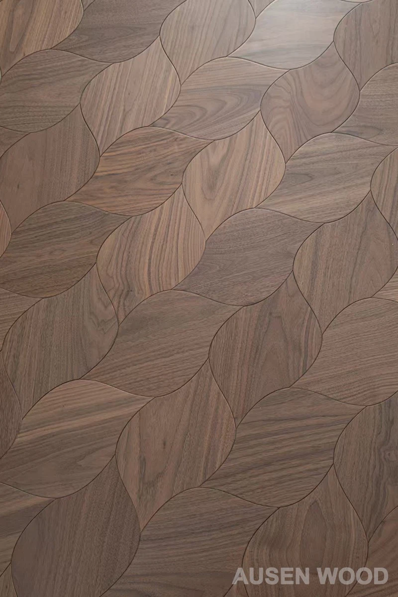Grape Parquet American Black Walnut Flooring factory